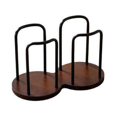 Imagem de Suporte De Copos Descartáveis De Madeira, Expositor Para Canecas De Ch