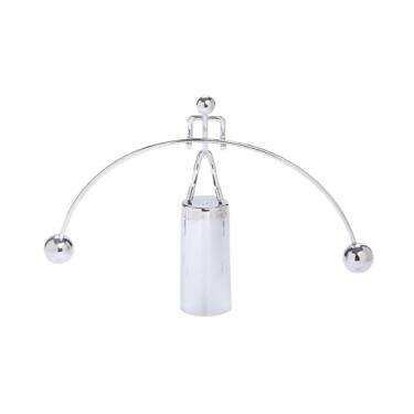 Imagem de Esfera de equilíbrio de aço inoxidável Criativa Berço Pêndulo Ornamentos de Ferro Descompressão Mesa Ferramentas de Educação Infantil (Tipo d)