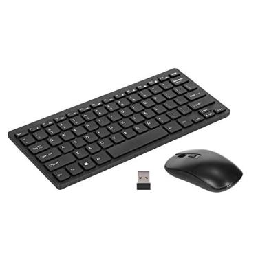 Imagem de KM901 Teclado sem fio 2 4G com 78 teclas e conjunto Combo portátil para escritório