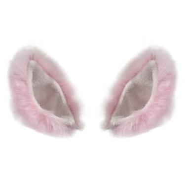 Imagem de aqxreight Capacete Orelhas de Gato Decorações de Pelúcia Fofas para Esquiar Snowboard Bicicleta Transforme Seu Capacete Com Acessórios Elegantes e Divertidos Ocasiões Especiais de (Rósea)