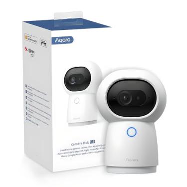 Imagem de Câmera Segurança Interna 2K G3 Hub Zigbee 360° Pan Tilt Wi-Fi para Casa Inteligente | Monitoramento Completo com Detecção IA de Pessoas, Pets e Gestos | Visão Noturna IR | Áudio Bidirecional