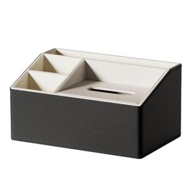 Imagem de porta-lenços Organizador de mesa de escritório simples para sala de estar com caixa de papel para guardar lenços de papel - Ferramenta Mágica
