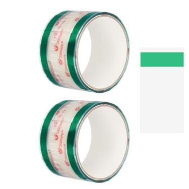 Imagem de PATIKIL Fita de vedação de bebidas de 33 x 55 mm, 2 rolos de adesivos à prova de adulteração, etiquetas seguras e invioláveis para xícaras de café, tampas de bebidas, caixas para viagem, embalagens de