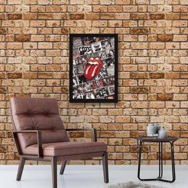 Imagem de Quadro Rolling Stones 24X18Cm - Com Vidro