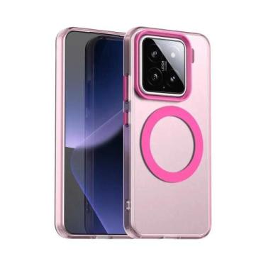 Imagem de Capa Transparente Fosca Em Cores Doces Para Xiaomi 15T pro 14T Pro, Ca