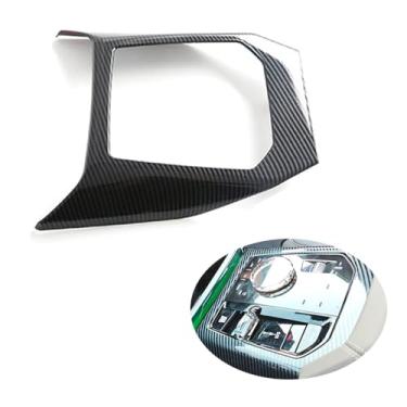 Imagem de Quadro decorativo de painel de câmbio compatível com BMW X3 2025, adesivo de painel de câmbio texturizado de fibra de carbono, capa interior de carro