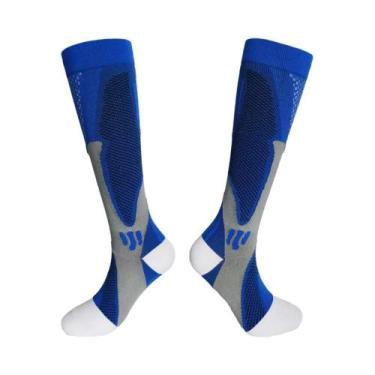 Imagem de Meias De Compressão Pretas Para Homens E Mulheres, Alívio Da Fadiga E 