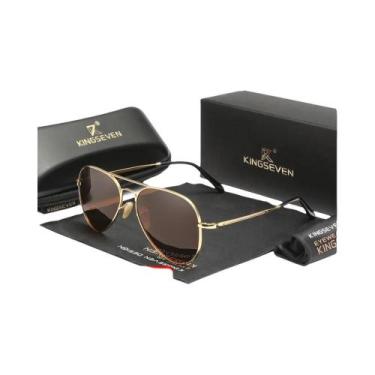 Imagem de Óculos De Sol Masculinos Polarizados UV400 Anti-reflexo Com Armação Co