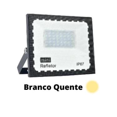 Imagem de Refletor Led Smd 10w Branco Quente Casa Jardim Bivolt - Athlanta, SMD