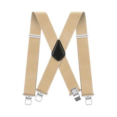 Imagem de Suspensórios De Trabalho Masculinos Reforçados De 2 Polegadas De Largu