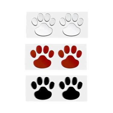 Imagem de Adesivos Criativos De Pegadas De Animais 3D Para Carros E Motos, Acess