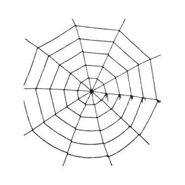 Imagem de Teia De Aranha Gigante Para Decoração De Halloween, Acessórios Assusta