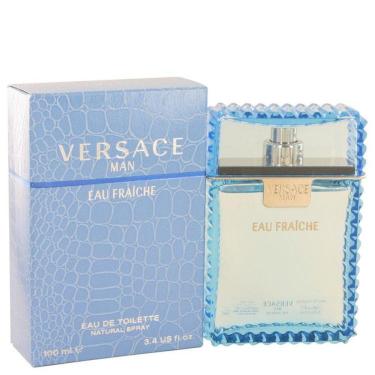 Imagem de Perfume Masculino Man (blue) Versace 100 Ml Fraiche Eau De Toilette