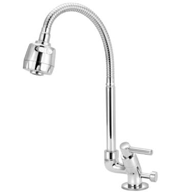 Imagem de Torneira De Mesa Para Cozinha 1-4 De Volta Gourmet Sem Purificador 4165 C-98 - 772708 - Stoc