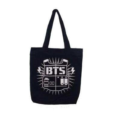Imagem de Bolsa Bts Ecobag Sacola Feminina 100% Algodão - DB