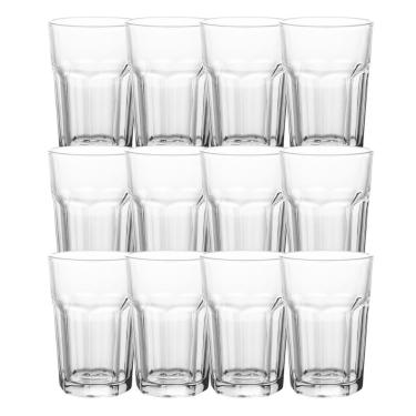 Imagem de Jogo 12 Copos De Vidro Alto Vidro Para Drink Bebidas Allure Transparente 425ml Wolff