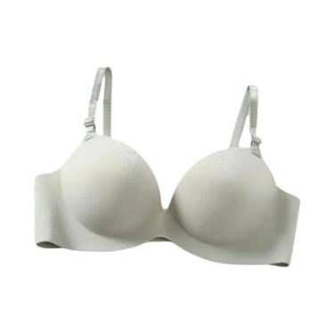 Imagem de Sutiã Bralette Feminino Sem Costura Push up Respirável Sem Aro Copa 34