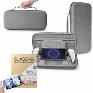 Imagem de Estojo Capa bag Case Para Ps Portal Playstation PS5 + Película De Vidr