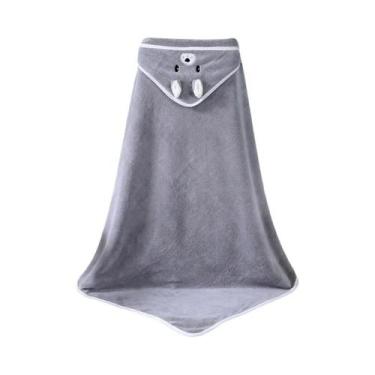 Imagem de Toalhas De Banho Com Capuz Para Bebês Recém-Nascidos, Toalha Macia Com