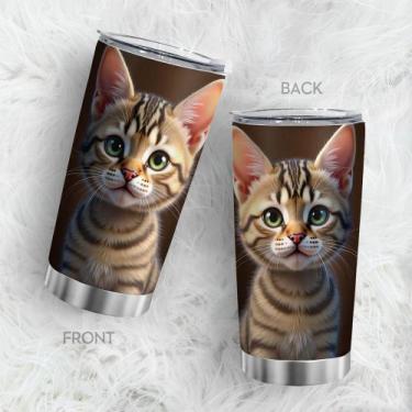 Imagem de Caneca de café Tumbler Oasisdream 600mL de aço inoxidável