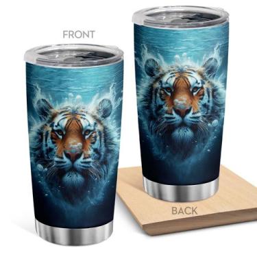 Imagem de Caneca de café Tumbler Oasisdream 600mL de aço inoxidável