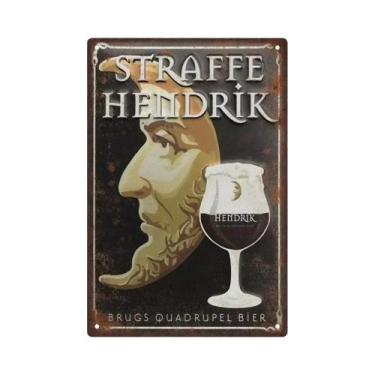 Imagem de Placa De Metal Vintage Retro Malibu Para Cerveja, Uísque E Vinho, Deco