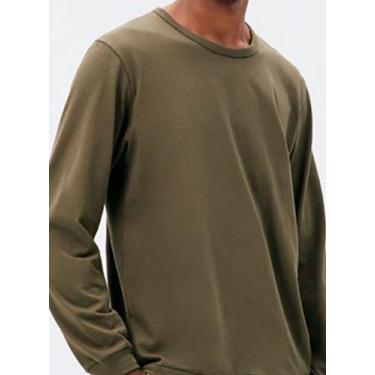 Imagem de Camiseta Manga Longa Hering N204 Masculina Algodão T. P/XXG, XXG, Nat,