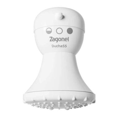 Imagem de Chuveiro Ducha SS 3T Zagonel 127V 5400W Branco