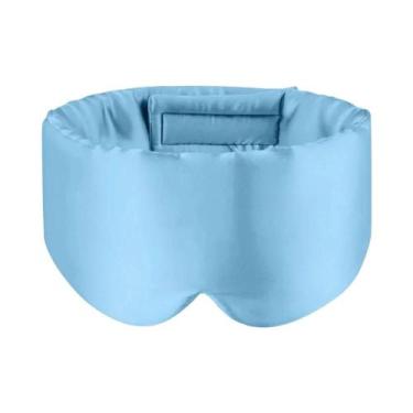 Imagem de Máscara De Dormir 100% Seda De Amora, Macia E Acolchoada, Bloqueadora 