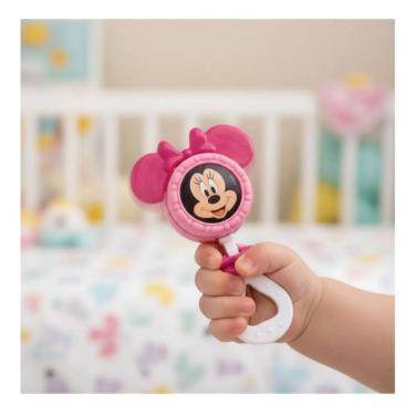 Imagem de Chocalho E Mordedor Minnie Mouse Rattle Rosa Disney Meninas Rosa