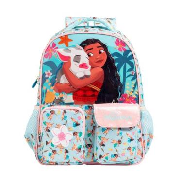 Imagem de Mochila Escolar Costas Princesa Moana 14782 Original Disney