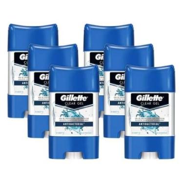 Imagem de Kit Desodorante Gillette Antibacterial Roll On Gel-Unissex