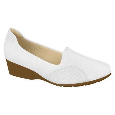 Imagem de Sapato Joanete Anabela Modare 7014229 Feminino, Branco, 37