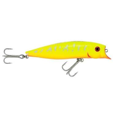Imagem de Isca De Pesca Artificial Lori Magnet 90mm Duplo Anzol 11g Dourado Roba