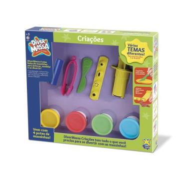 Imagem de Kit massinha de modelar - criacoes invencoes e criatividade - Divertoy