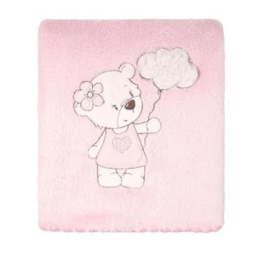 Imagem de MANTA BEBE MICROFIBRA SOFT BABY BORDADA 85 CM X 1,00 M Cor:Urso estrel