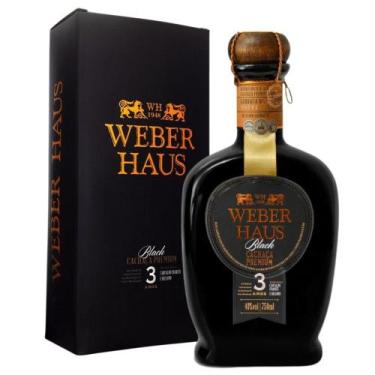 Imagem de Cachaca Premium Weber Haus Black 750ml