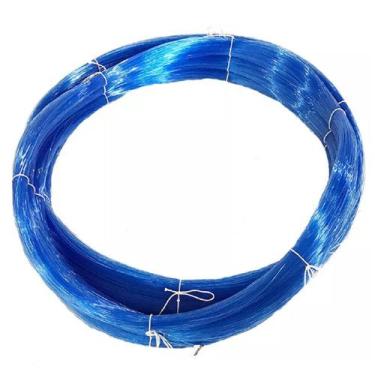 Imagem de Linha Nylon Pesca Meada 1,60mm 160mm Azul 500 Metros - DE-YU