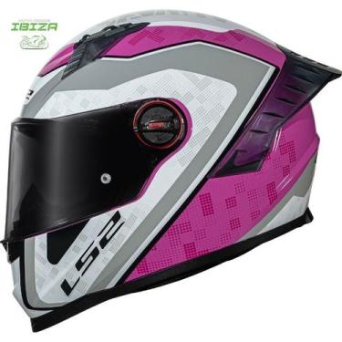 Imagem de Capacete ls2 ff358 pro striker rs/cinza t-58