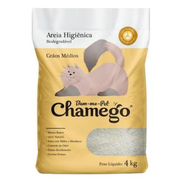 Imagem de Areia Para Gatos Chamego Milho E Mandioca Grãos Médios 4kg