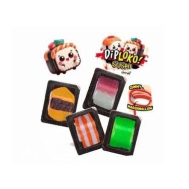Imagem de Kit 3 un Dip Loko Sushi Gourmet Bala De Gelatina Marshmallow