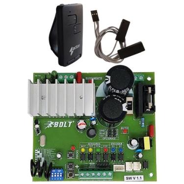 Imagem de Kit central bolt portão abre rapido 4 seg 1 tx uno acton e fim de curs