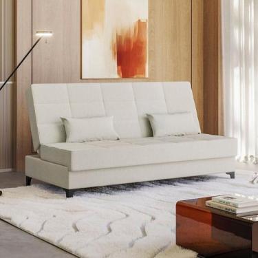 Imagem de Sofá Cama Reclinável 3 Lugares 188cm Nassau Yescasa