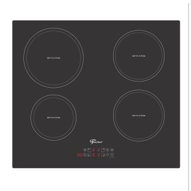 Imagem de Cooktop de Inducao Fischer 4 Bocas Vitroceramica com Touch Screen 33243
