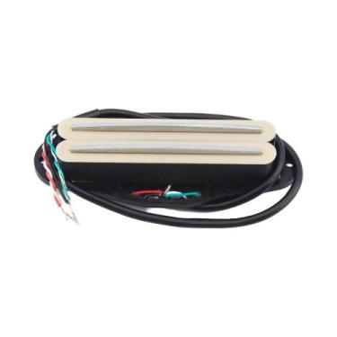 Imagem de Captador De Guitarra Elétrica Cerâmico Amarelo Creme, Humbucker De Bob