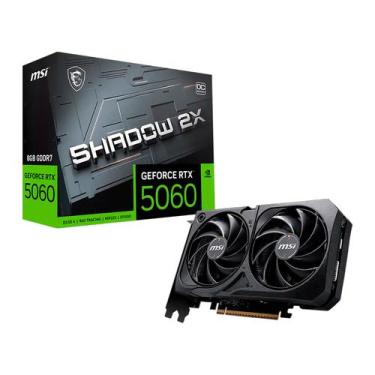 Imagem de Placa De Vídeo Rtx 5060 Msi Shadow 2x 8gb GDDR7 128 Bits