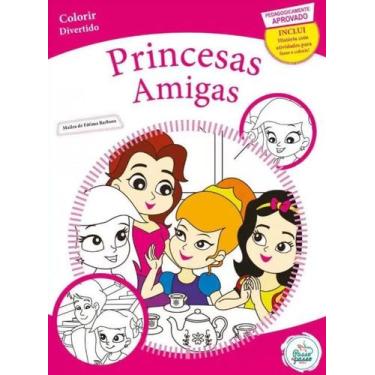Imagem de Colorir Divertido : Princesas Amigas - Ed. Passo a Passo ( p22 ) - Edi