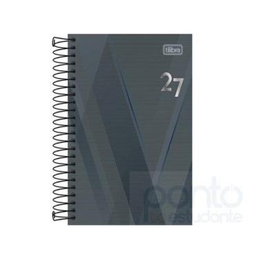 Imagem de Agenda esp spot 1/4 200 fl 110591 tilibra -, CINZA