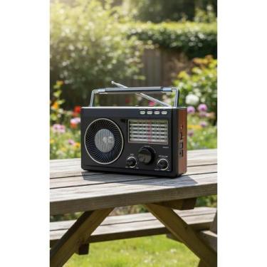 Imagem de Rádio Retrô 11 Bandas AM/FM/SW Bluetooth 10W - Congratulations Store