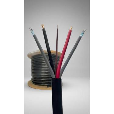 Imagem de Kit Cabo Rack 5 Vias 20m Som Automotivo Blindado - Congratulations Sto